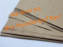 80grs carta kraft micro perforata piatta in larghezza 60