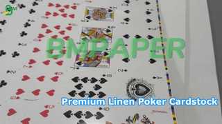 BMPAPER Cartoncino da poker strutturato in lino premium