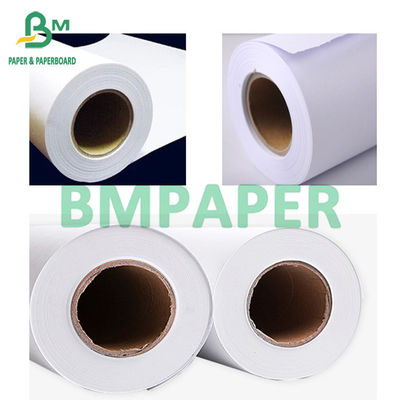 Rotolo bianco 2" della carta di tracciatore di cad il centro ampio X a 24 pollici 2 Rolls lunghi 500ft per scatole