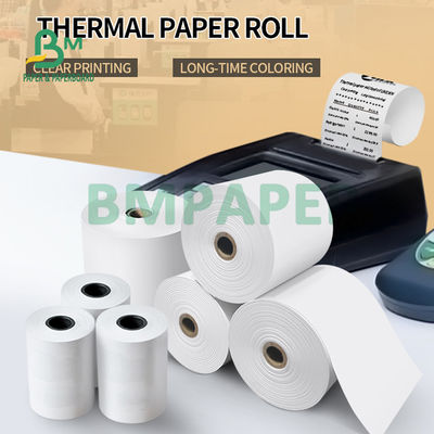 Rotolo di carta per stampante termica da 65 g/m² senza BPA per scontrino del cassiere 80 mm 57 mm