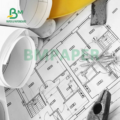 Carta di incisione a getto di inchiostro a formato ampio 20 lb carta CAD non rivestita