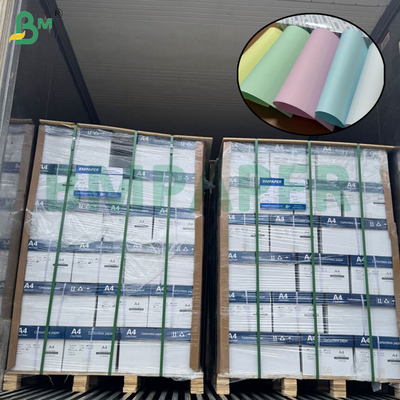 60gsm 65gsm Carbonless Copy Paper 8.5 X 11inch CFB CF Canary Color CCP Paper