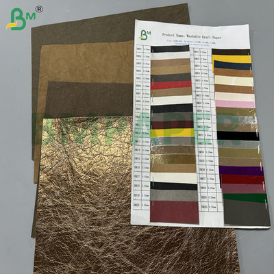 0.55mm 0.8mm 150cm Larghezza Colore Oro Marrone Carta Jacrona Rammollita Per Borse Donne