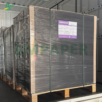 280g 300g di legno vergine cartone nero lucido per fai da te