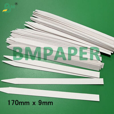 Strisce di carta per test di fragranza bianche, pannello assorbente 160mm X 10mm 170mm X 9mm