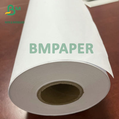 24" x 50 yarde di 20LB del getto di inchiostro della carta per scrivere cad della carta di tracciatore non rivestita Rolls