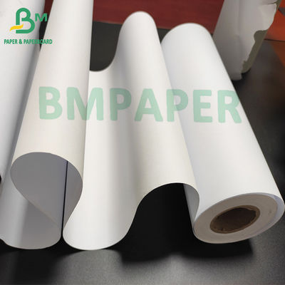 36" rotolo schiavo bianco 3" della carta di tracciatore di X 500 liscio non rivestito del centro