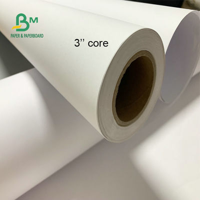 24&quot; 36&quot; rotolo schiavo non rivestito della carta di tracciatore di luminosità 20lb cad di larghezza 92