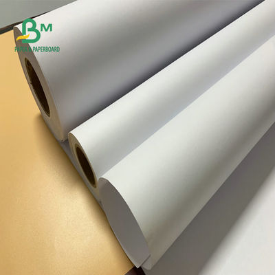 24&quot; 36&quot; rotolo schiavo non rivestito della carta di tracciatore di luminosità 20lb cad di larghezza 92