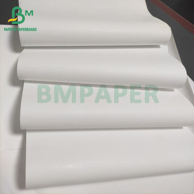 il vergine di carta termico bianco del rotolo 48gsm spappola il materiale per la macchina di posizione della ricevuta