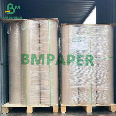 carta kraft di sacco di 40gsm 70gsm BKP per la borsa largamente 0.5m - 2.5m dell'imballaggio alimentare di Brown