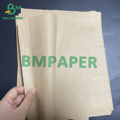 carta kraft di sacco di 40gsm 70gsm BKP per la borsa largamente 0.5m - 2.5m dell'imballaggio alimentare di Brown
