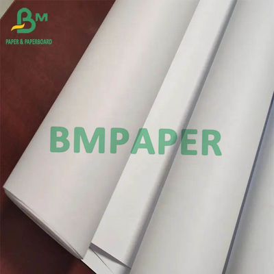 rotolo schiavo bianco della carta di tracciatore 80gsm per la lunghezza delle stampanti 50m 100m 150m di cad
