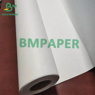 rotolo schiavo bianco della carta di tracciatore 80gsm per la lunghezza delle stampanti 50m 100m 150m di cad