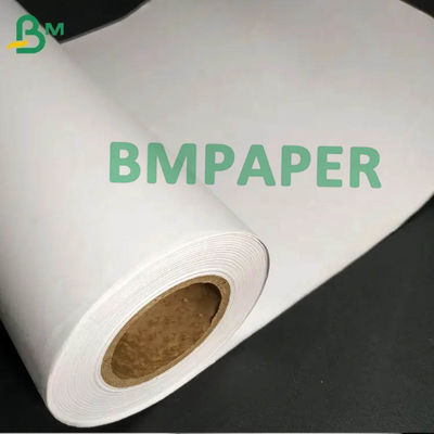 rotolo schiavo bianco della carta di tracciatore 80gsm per la lunghezza delle stampanti 50m 100m 150m di cad