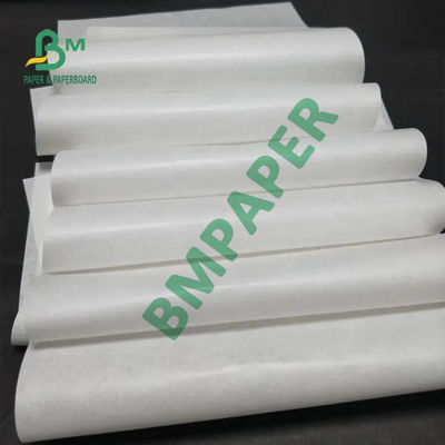 commestibile bianco leggero di carta kraft di 30gsm 40gsm MG singolo impermeabile al grasso