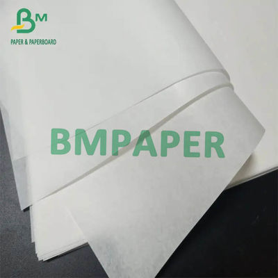 commestibile bianco leggero di carta kraft di 30gsm 40gsm MG singolo impermeabile al grasso