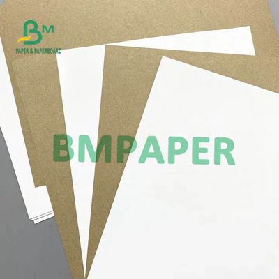 Il risguardo superiore bianco della fodera di Kraft ha riciclato la polpa 120gsm materiale 170gsm 200gsm