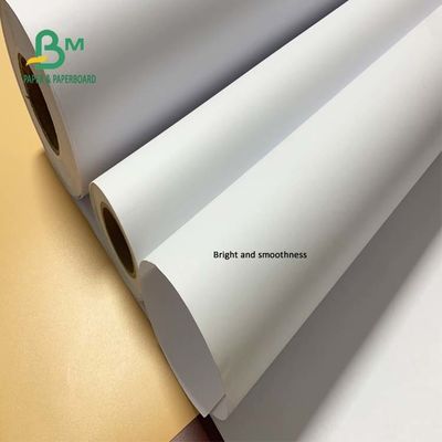 36&quot; rotolo 2&quot; di Jet Bond Paper Uncoated cad dell'inchiostro di x 300ft 20lb Senza legno il centro