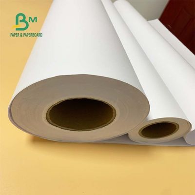 36&quot; rotolo 2&quot; di Jet Bond Paper Uncoated cad dell'inchiostro di x 300ft 20lb Senza legno il centro