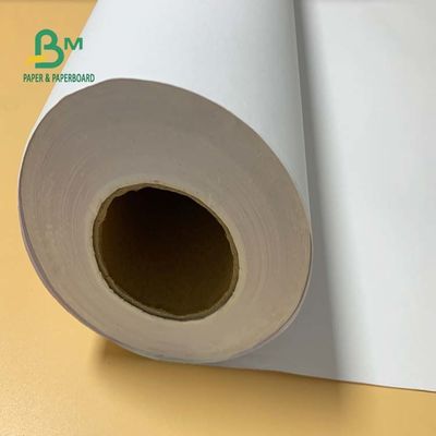 36&quot; rotolo 2&quot; di Jet Bond Paper Uncoated cad dell'inchiostro di x 300ft 20lb Senza legno il centro