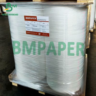 carta da imballaggio dell'alimento 28gsm, commestibile Straw Wrapping Paper Roll 22mm 24mm 28mm