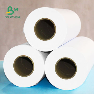 Rotolo della carta di tracciatore di bianchezza 80gsm di 92%, rotolo normale di Libro Bianco per il tracciatore di cad 24" X 150ft