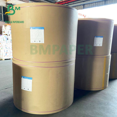 Bordo della fodera di 80GSM 90GSM Kraft, carta kraft estendibile dei semi per le borse del cemento