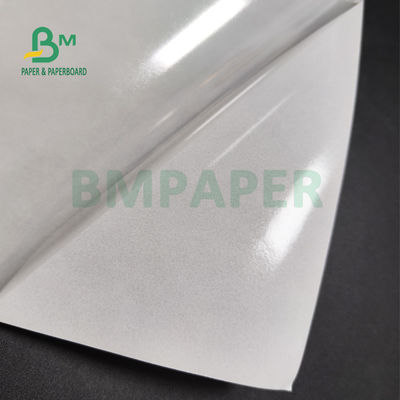 Autoadesivo adesivo bianco lucido 75gsm di carta 80gsm per il rivestimento fuso laterale del supermercato uno