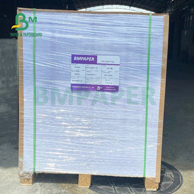 Autoadesivo adesivo bianco lucido 75gsm di carta 80gsm per il rivestimento fuso laterale del supermercato uno
