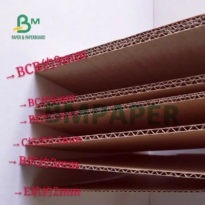 Poiché strati del cartone ondulato e flauto di C, bordo della carta kraft 2mm 3mm 3.5mm densamente