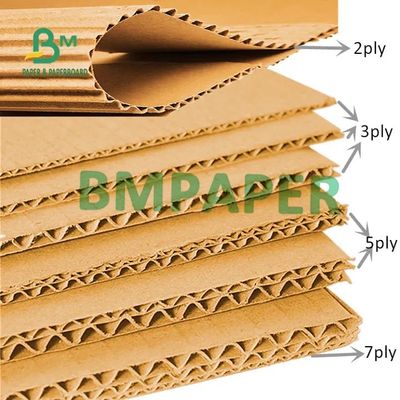 Poiché strati del cartone ondulato e flauto di C, bordo della carta kraft 2mm 3mm 3.5mm densamente