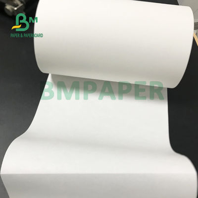 Rotolo bianco di superficie regolare 77gsm 80gsm della carta di termale per l'etichetta di logistica
