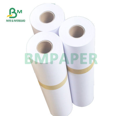 Largo formato 80gm 20LB Cad Plotter Paper Roll 18'' 24' 36' X 500ft Per Disegno Ingegneristico Architettonico