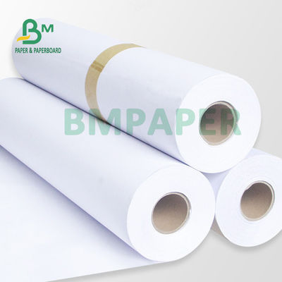 Largo formato 80gm 20LB Cad Plotter Paper Roll 18'' 24' 36' X 500ft Per Disegno Ingegneristico Architettonico