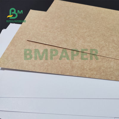 il bianco dell'uniforme 325gsm ha ricoperto la carta posteriore di Kraft per pani d'imballaggio 70 x 100cm