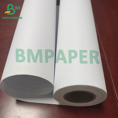 24" X 150' colore bianco luminoso non rivestito della carta di tracciatore di 20lb cad per ingegneria