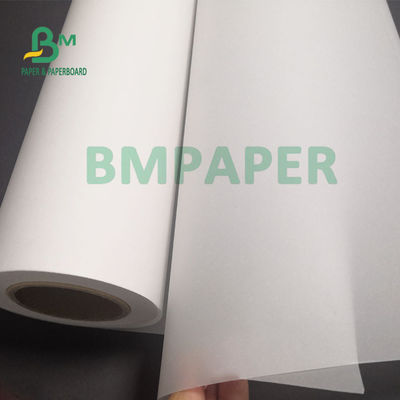 rotolo bianco traslucido della carta da ricalco 80gsm per la pittura 20" di schizzo x 50yards