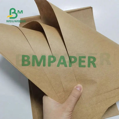 Strati ad alta resistenza 80gsm 90gsm di carta kraft di Brown scuro per la borsa di consegna