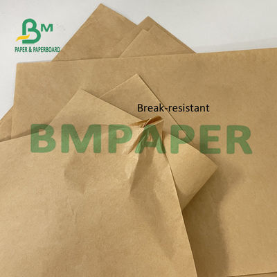 carta del mestiere del sacco di 80g 90g Brown per la borsa resistente del cemento delle borse della rottura