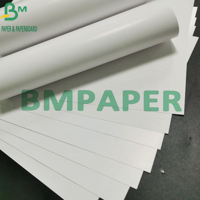C2S coprono la carta di seta di lucentezza, 120g 24 × 36" testo bianco Art Paper Double Sides Coated lucido