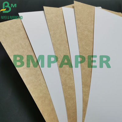 Bianco di carta kraft del commestibile della polpa 325gsm del vergine ricoperto di Brown indietro