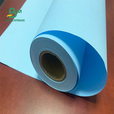 24&quot; 36&quot; rotolo schiavo non rivestito della carta di tracciatore della stampa blu di larghezza 20lb cad