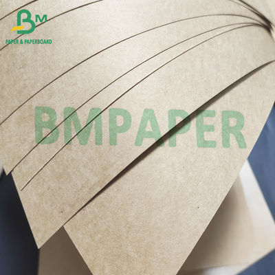 Bordo rivestito materiale Brown naturale della carta kraft della scatola asportabile poli