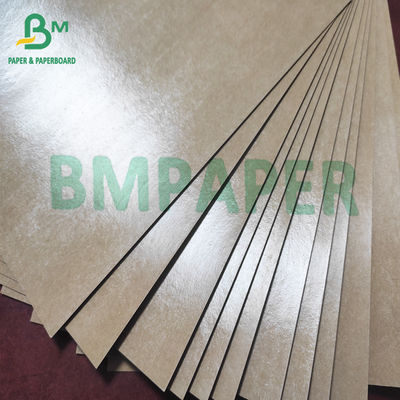Bordo rivestito materiale Brown naturale della carta kraft della scatola asportabile poli