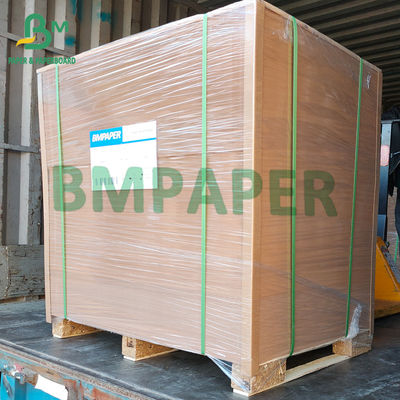 Bordo rivestito materiale Brown naturale della carta kraft della scatola asportabile poli
