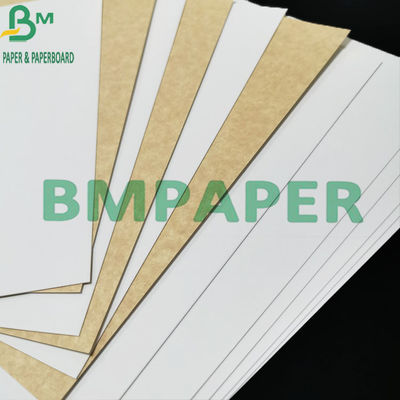 il commestibile 300gsm ha ricoperto la carta kraft bianca di Brown indietro per il contenitore di alimento