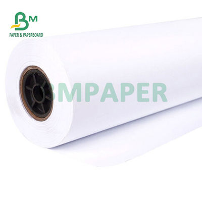 carta di tracciatore non rivestita del getto di inchiostro di 20lb cad per i piani di ingegneria 24&quot; 36&quot; X 150'