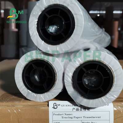 carta da lucido traslucida Rolls di 60gsm 83gsm per il bambino che disegna 20&quot; 24&quot; X 50m