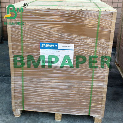 carta kraft di sacco ad alta resistenza del vergine 150gsm di 48cm 50cm per l'imballaggio dell'alimentazione